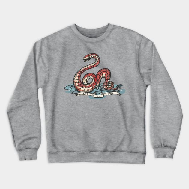 SINK OR SWIM Crewneck Sweatshirt by elloBEASTIE